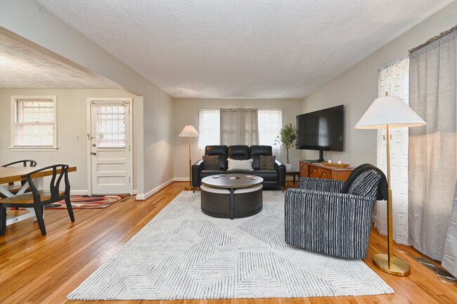 Staged living room - 1709 Roger Ave