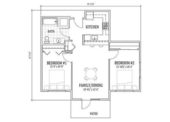 Floorplan - The Savoy at Lake City 55+ Senior Community