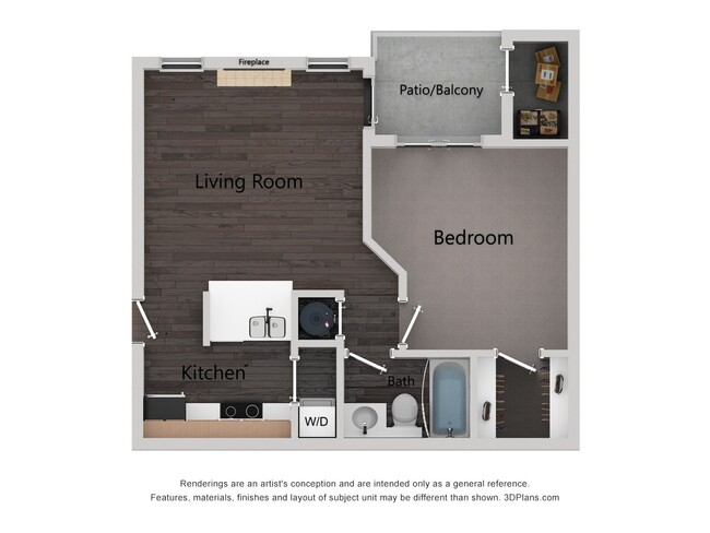 Floorplan - The Magnolia Apartments