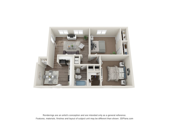 Floorplan - Ridgewood Apartments