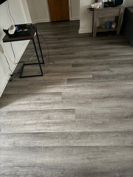 Living room with LVT floor - 540 Imo Dr