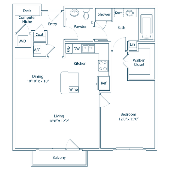 The Chilton Floor Plan - The Belle Meade at River Oaks