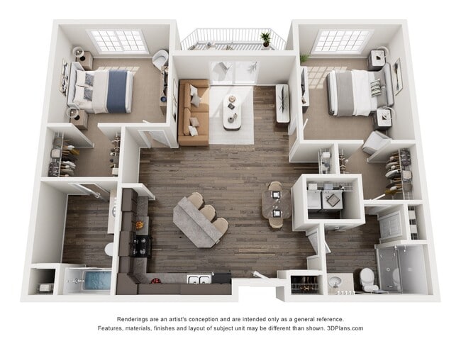 Floorplan - Crystal Creek Apartments
