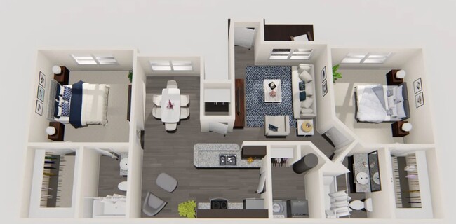 Floorplan - 2211 Grand Isle Apartments