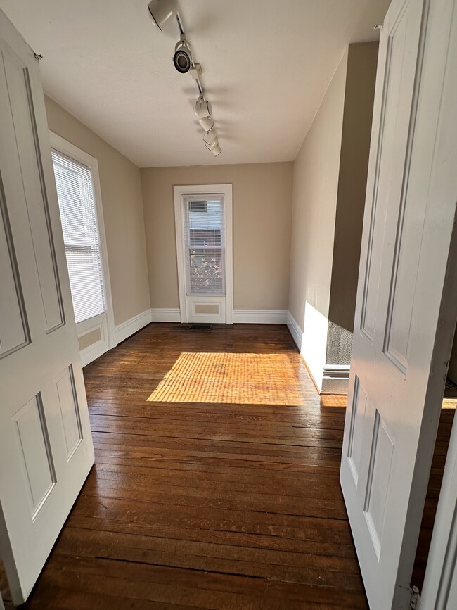 Looking in to bedroom from spacious closet - 510 Park Ave