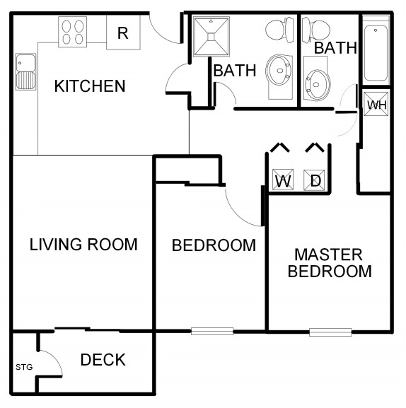 2BR/2BA - Centennial Trail Apartments