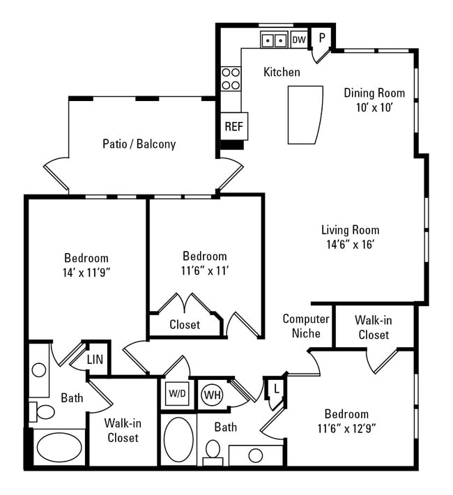 Floorplan - The Millennium Towne Center