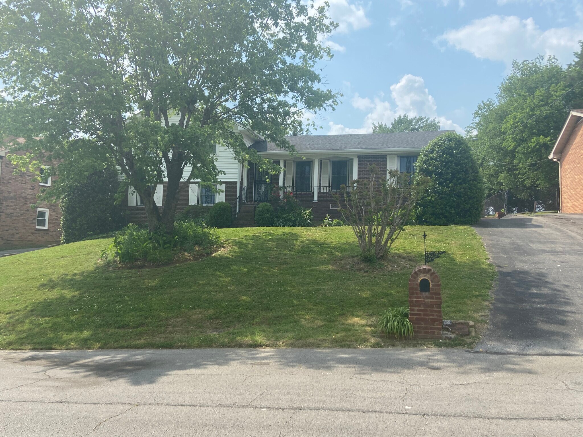 Front view after landscaping - 3841 Dubois Dr