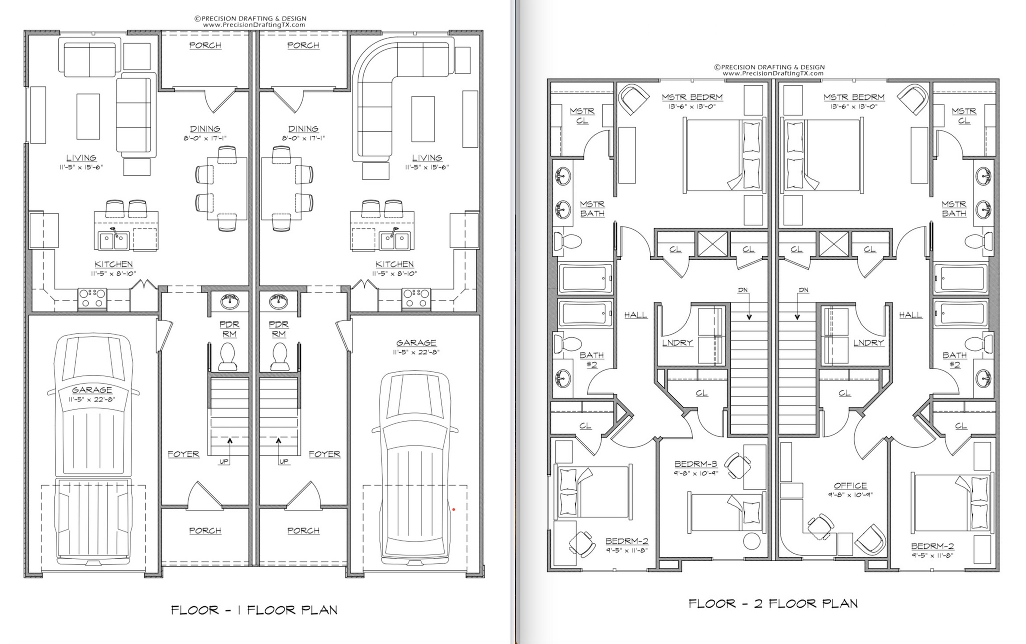 Floor Plan 1 & 2 - 10670 Washita Dr