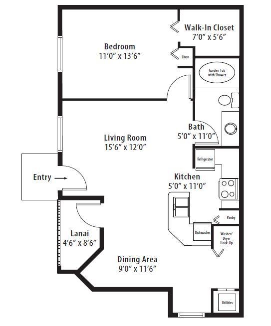 Floorplan - Springs at Palma Sola Apartments