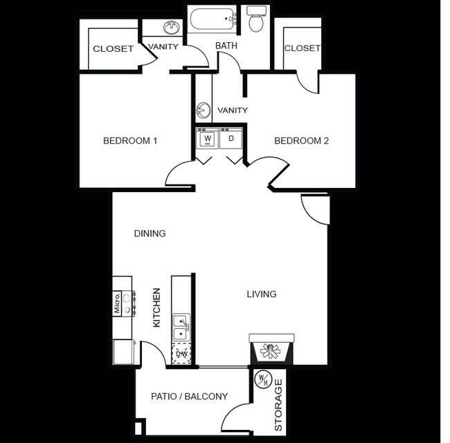 2BR/1BA - Forest Meadows Apartments