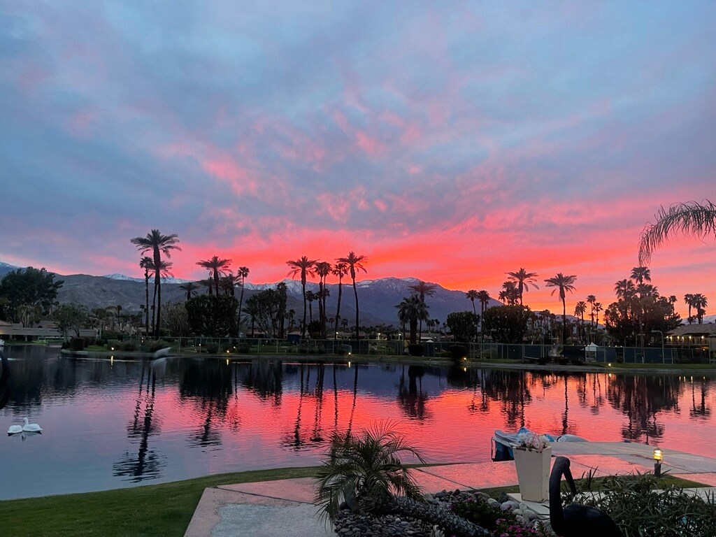 The Sunset From the Back Patio - 141 Lake Shore Dr