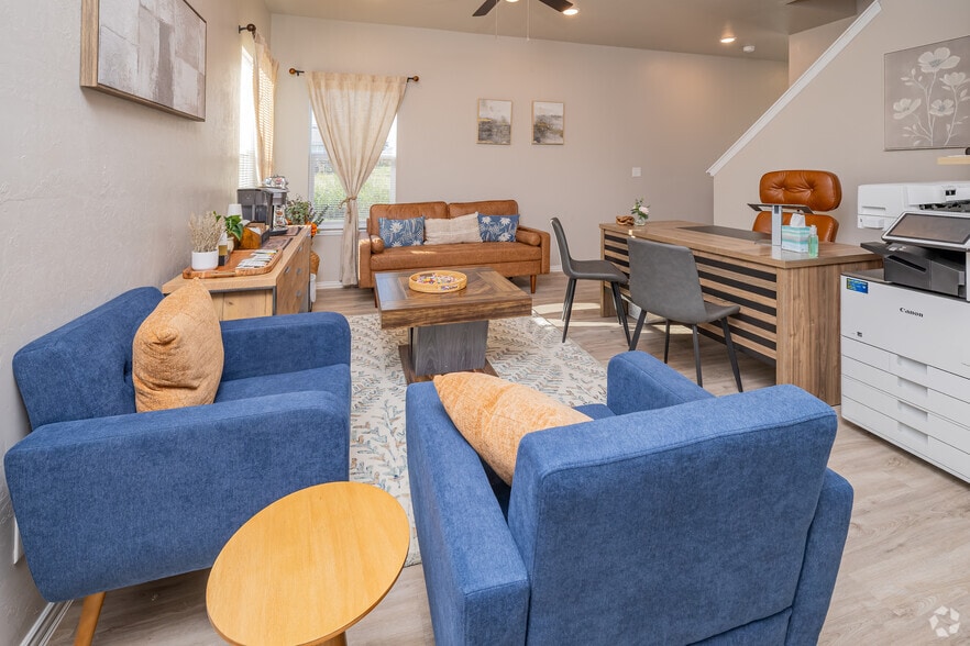 3BR, 2.5BA - 1,400SF - Living Room - Avalon At OKC I & II