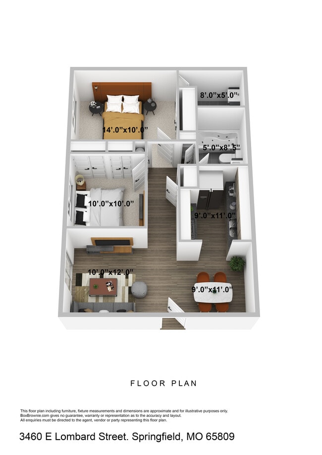 Floorplan - Meadowview Apartments