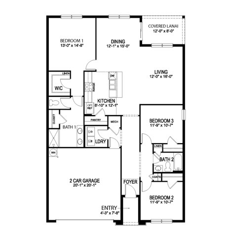 Aria floor plan - Champions Quarters