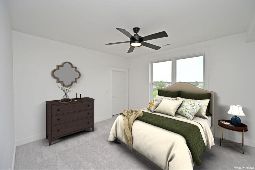 Master Bed (staged) - 617 Manhattan Blvd