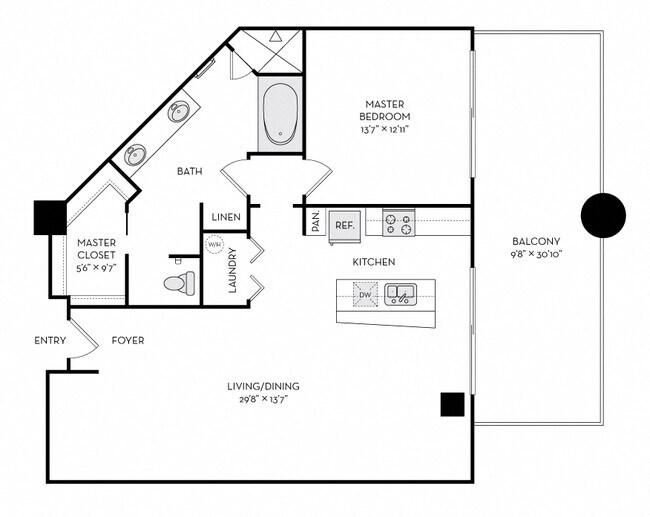 Floorplan - The Heights at Park Lane