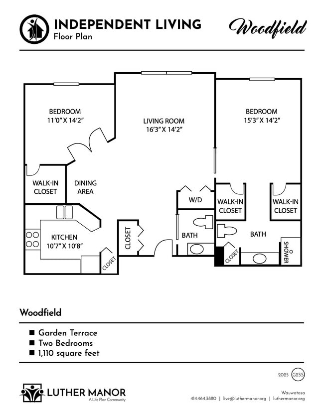 Floorplan - The Terrace at Luther Manor