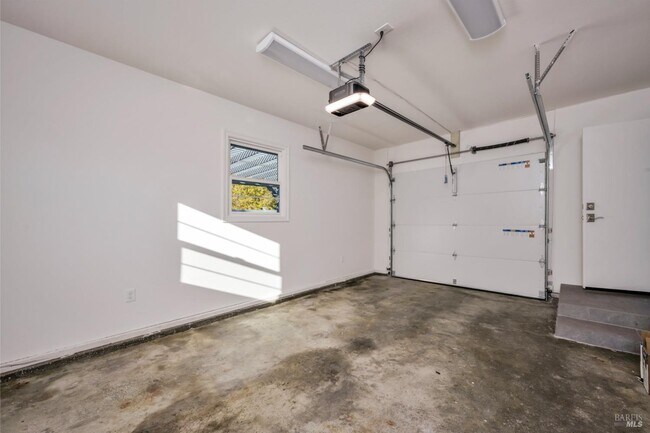 Garage with new sheetrock & insulation, new door and motor - 163 California Ave