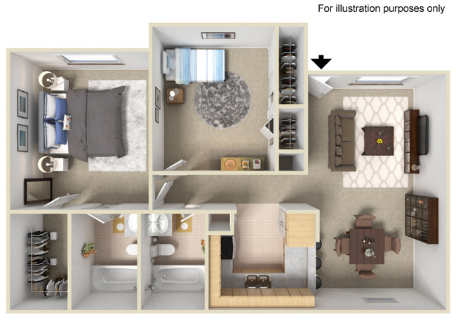 Floorplan - The 95 Apartments