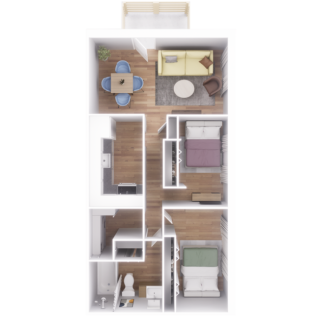 Floorplan - Heights on Huron