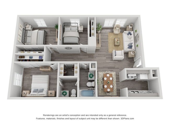 Floorplan - Allendale Village Apartments