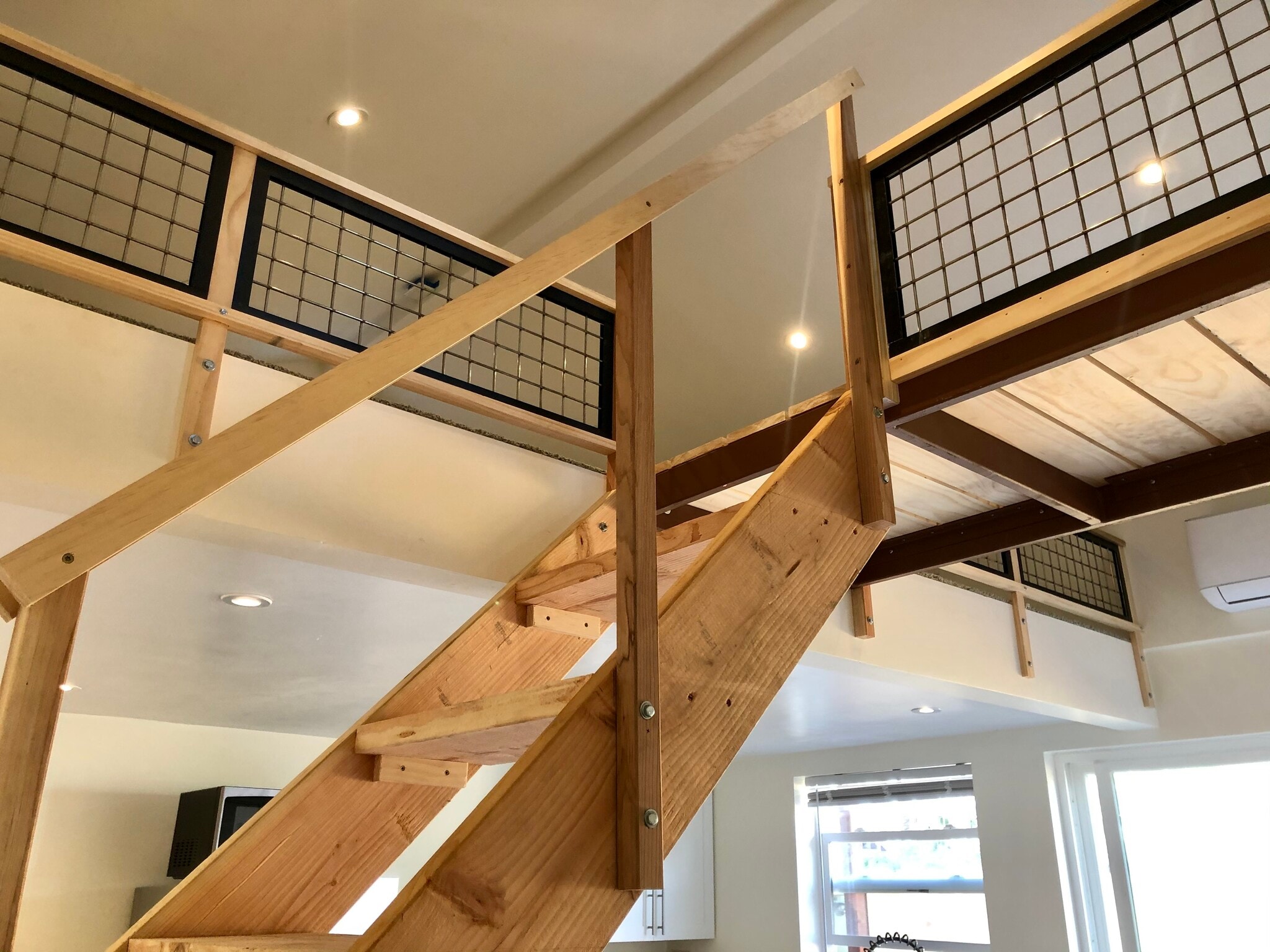 catwalk between loft areas - 4523 Acacia Ave