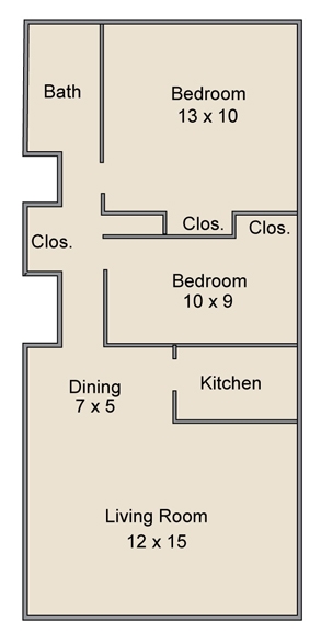 2BR/1BA - Cherrydale Apartments