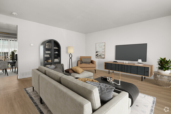 Living Room - Station Five Townhomes