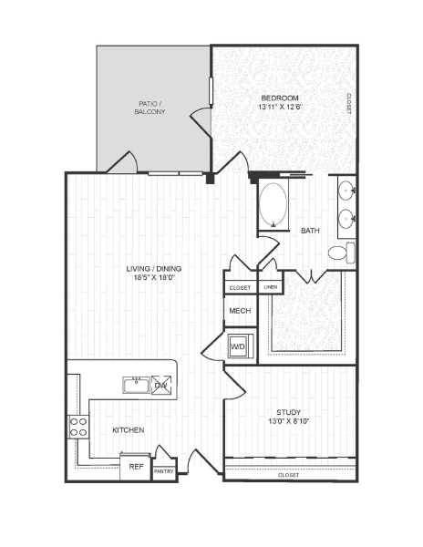 Floorplan - Moda Apartments