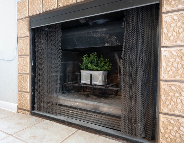 Fireplace - 200 Pecan Dr