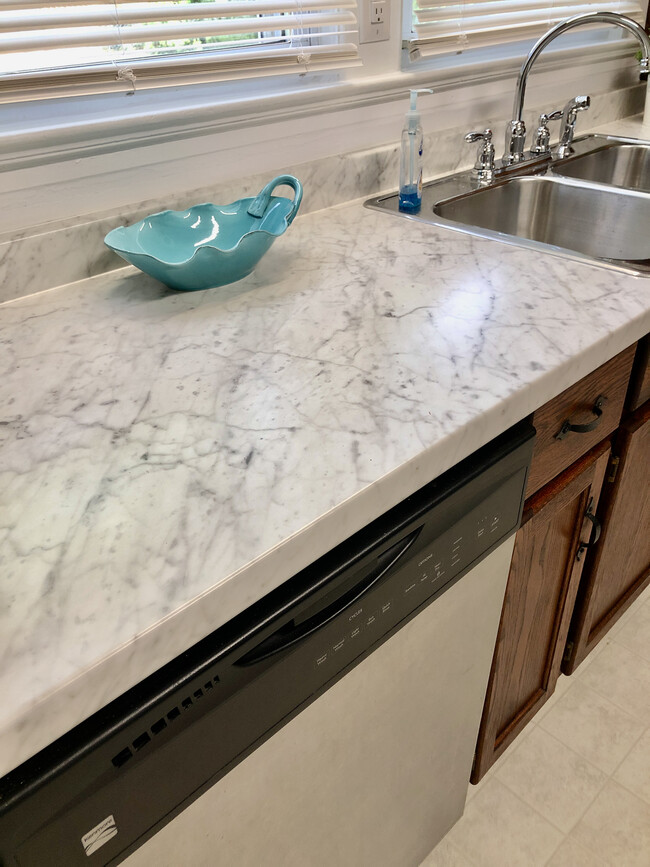 Kitchen with stainless steel dishwasher. - 2205 Mayflower Dr