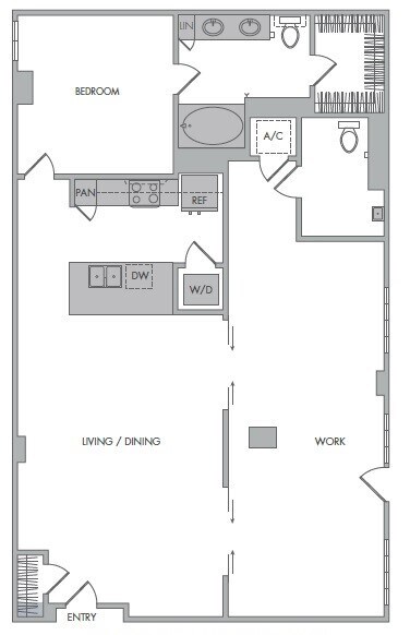 Floorplan - 1000 Grand by Windsor