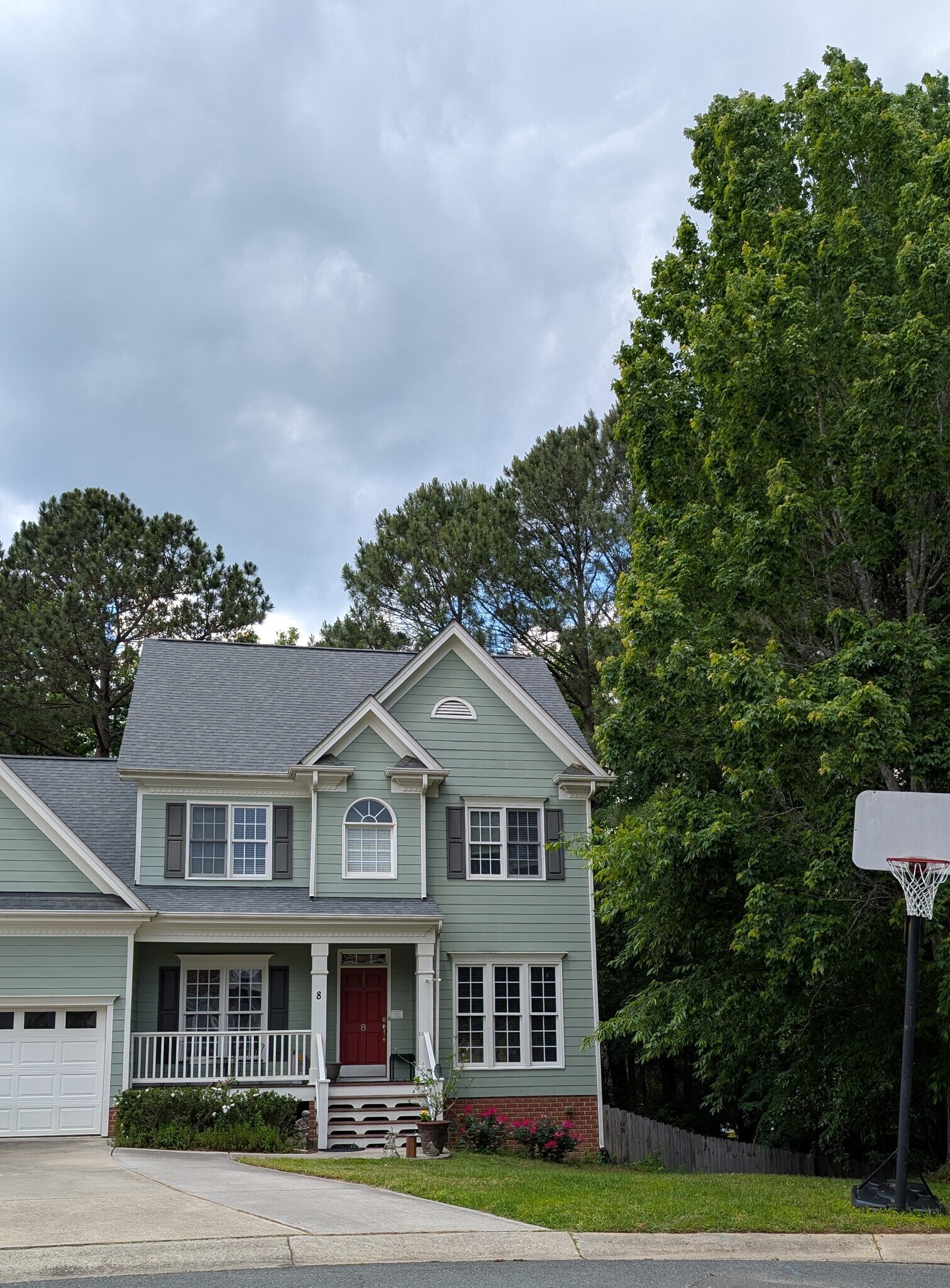 Front of house rental is in - 8 Elam Ct