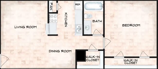 Floorplan - Southern Oaks Apartments
