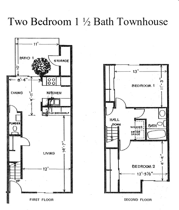 Plan E - St. Charles Oaks Apartments