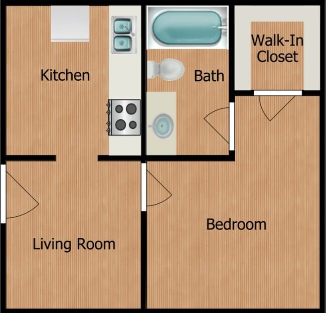 1 Bedroom - Uptown 68