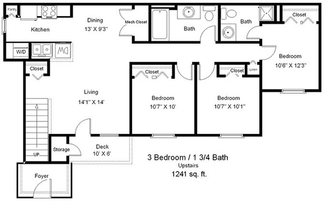 Floorplan - Copper Gate Apartments