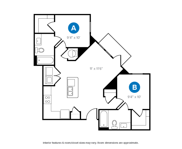 2 Bed, 2 Bath Deluxe - Yugo Atlanta Summerhill