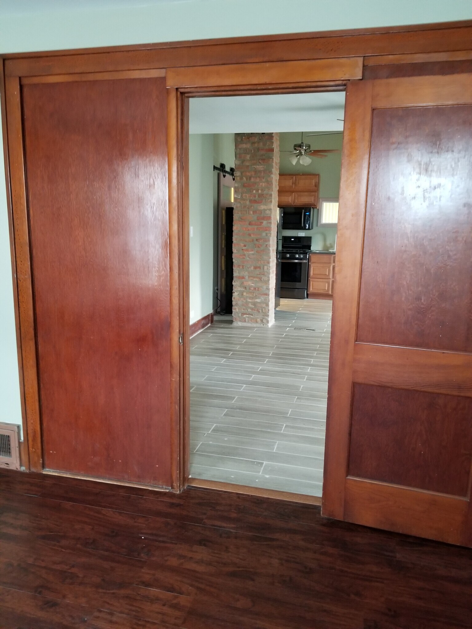 view from master bedroom - 211 E 161st Pl