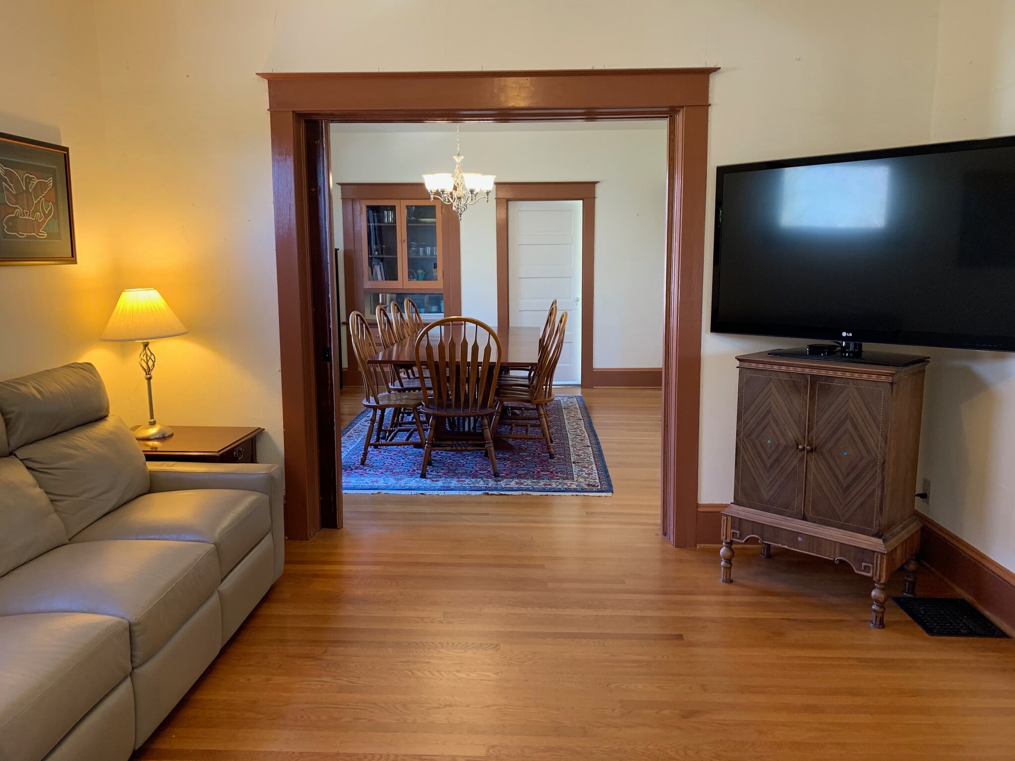 living room toward dining room - 4054 NE Rodney Ave