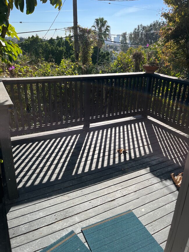 2nd deck off kitchen door - 934 Micheltorena St