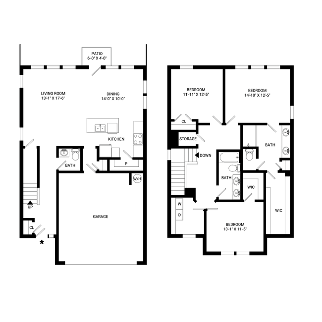Floorplan - Braxton Townhomes
