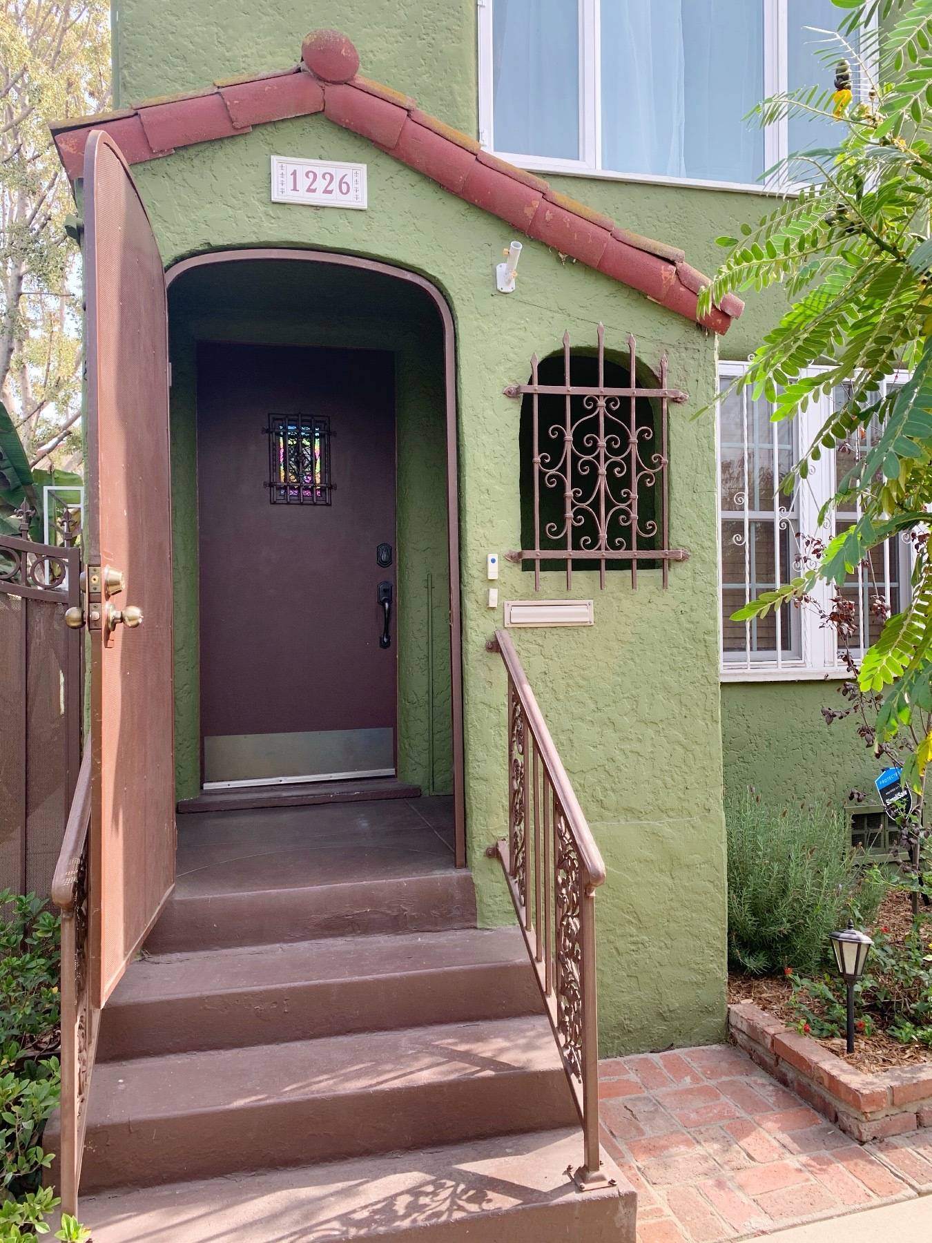 Front door - 1226 S Highland Ave