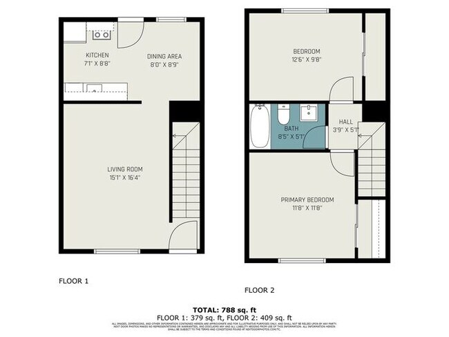 Building Photo - 2-Bed/1-Bath Town House, 850 sq. ft. - Ask...