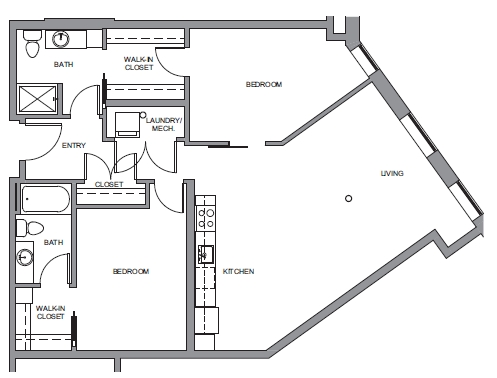 2BR/2BA - Elgin Artspace Lofts - For Artists Only