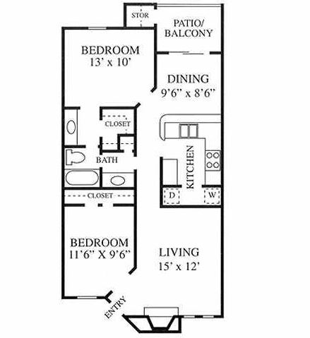 Floorplan - Park at Leblanc