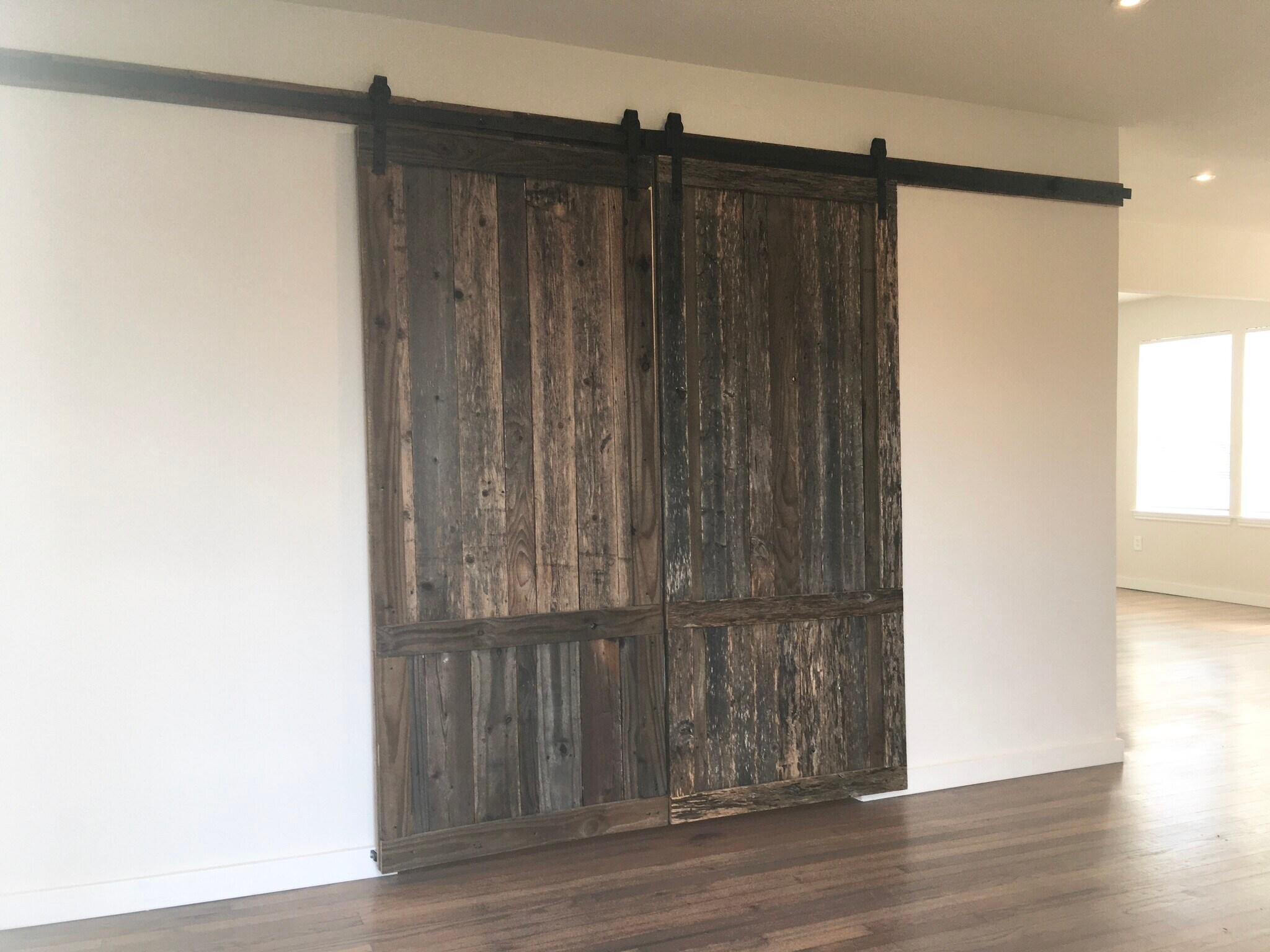 Utility with reclaimed Barnwood doors - 5131 Wildflower Dr