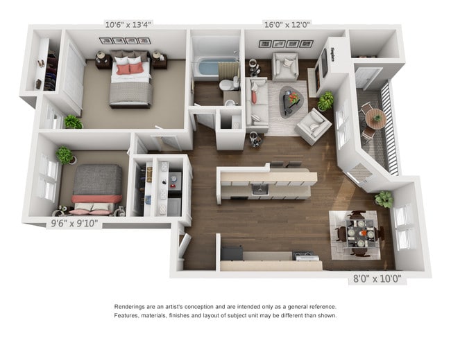 Floorplan - Parkside Apartments