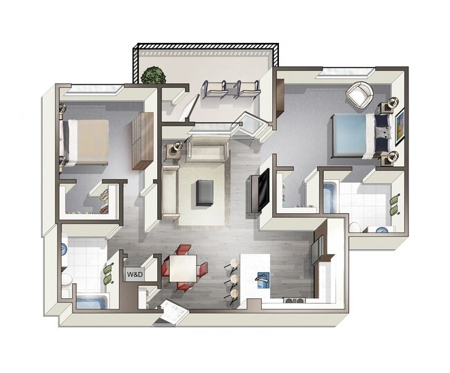 Floorplan - Artist Walk Apartments